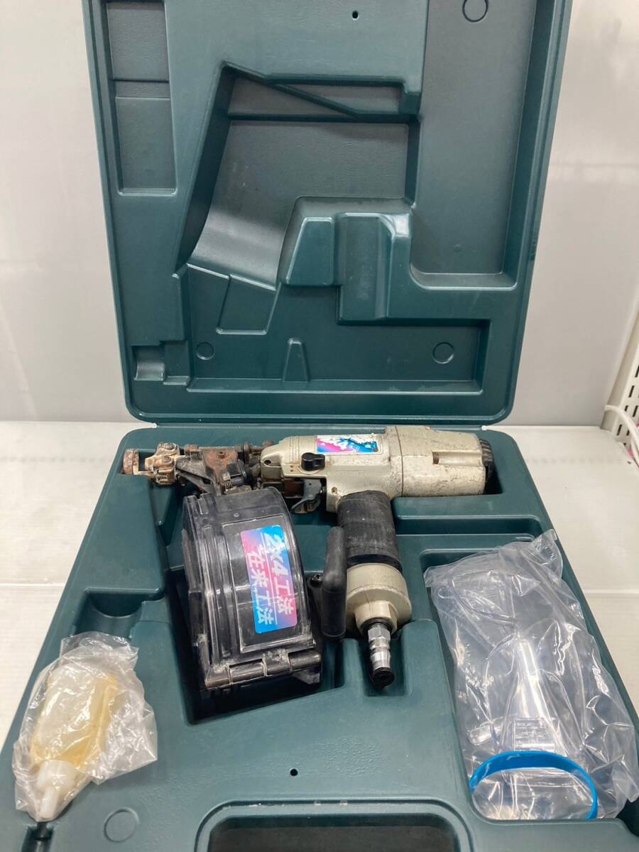 【中古品】【0924】HiKOKI(旧日立工機) ロール釘打機 NV50AG2 ITP7NYCUKPMS拍卖