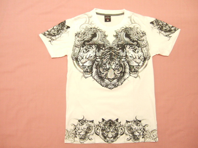 横浜最新 美しい虎 ♪魅惑のハマトラTシャツ白 M 送料無料ξtsξ ξ A16拍卖