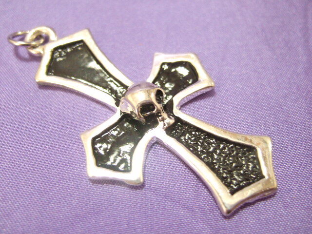 横浜最新 ペンダントクロスドクロ♪魅惑の十字架スカール Cross守護魔除け 送料220円ξbalnξξパーツ部品卸し143拍卖