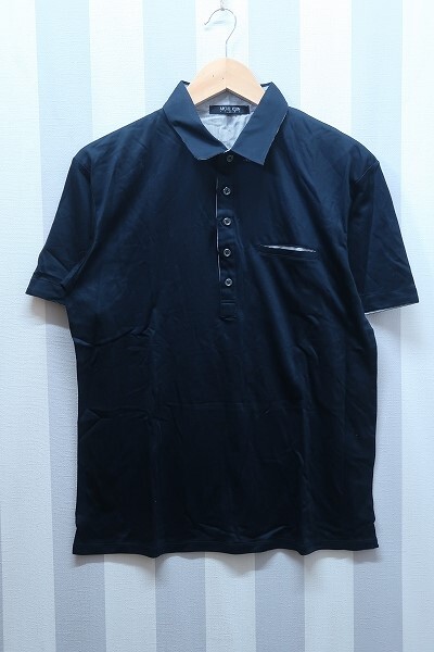 2-7833A/ミッシェルクランオム 半袖ポロシャツ MICHEL KLEIN homme 送料200円 拍卖