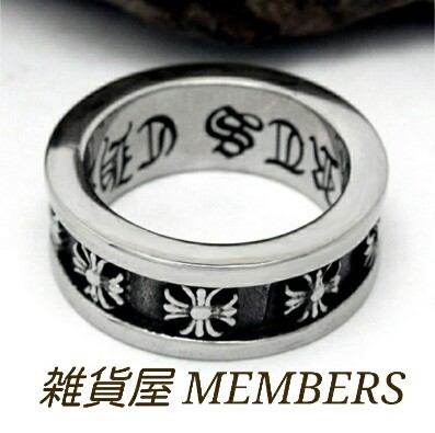 送料無料20号クロムシルバーサージカルステンレスクロス十字架フープリング指輪ワイルド芸能人愛用ガールズボーイズレディースメンズ値下げ拍卖