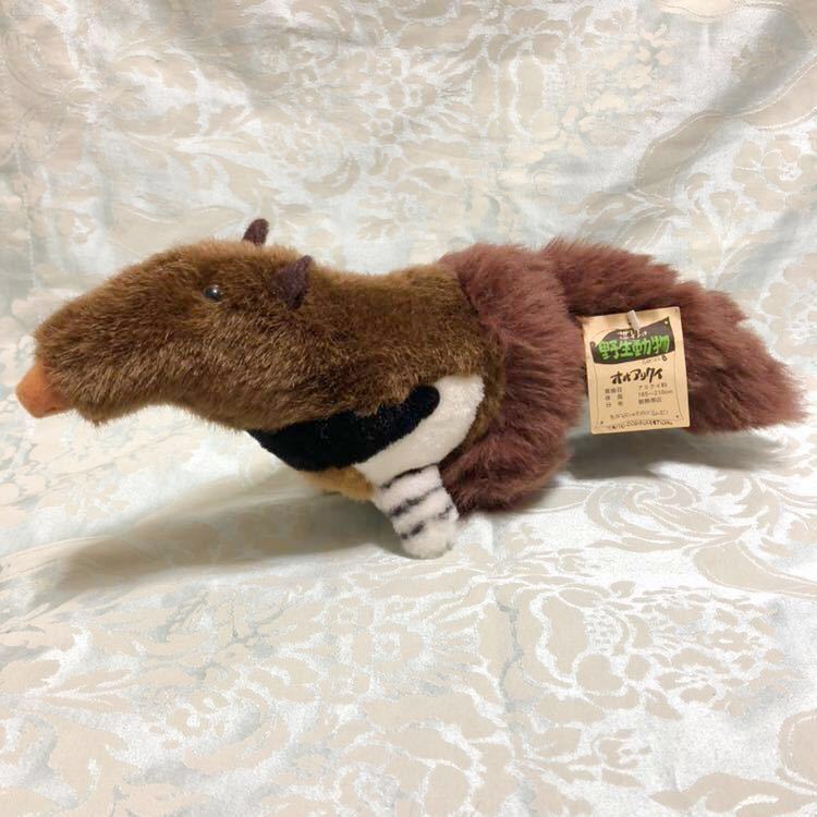 紙タグ付 世界の野生動物 オオアリクイ ぬいぐるみ アリクイ TAITO タイトー拍卖