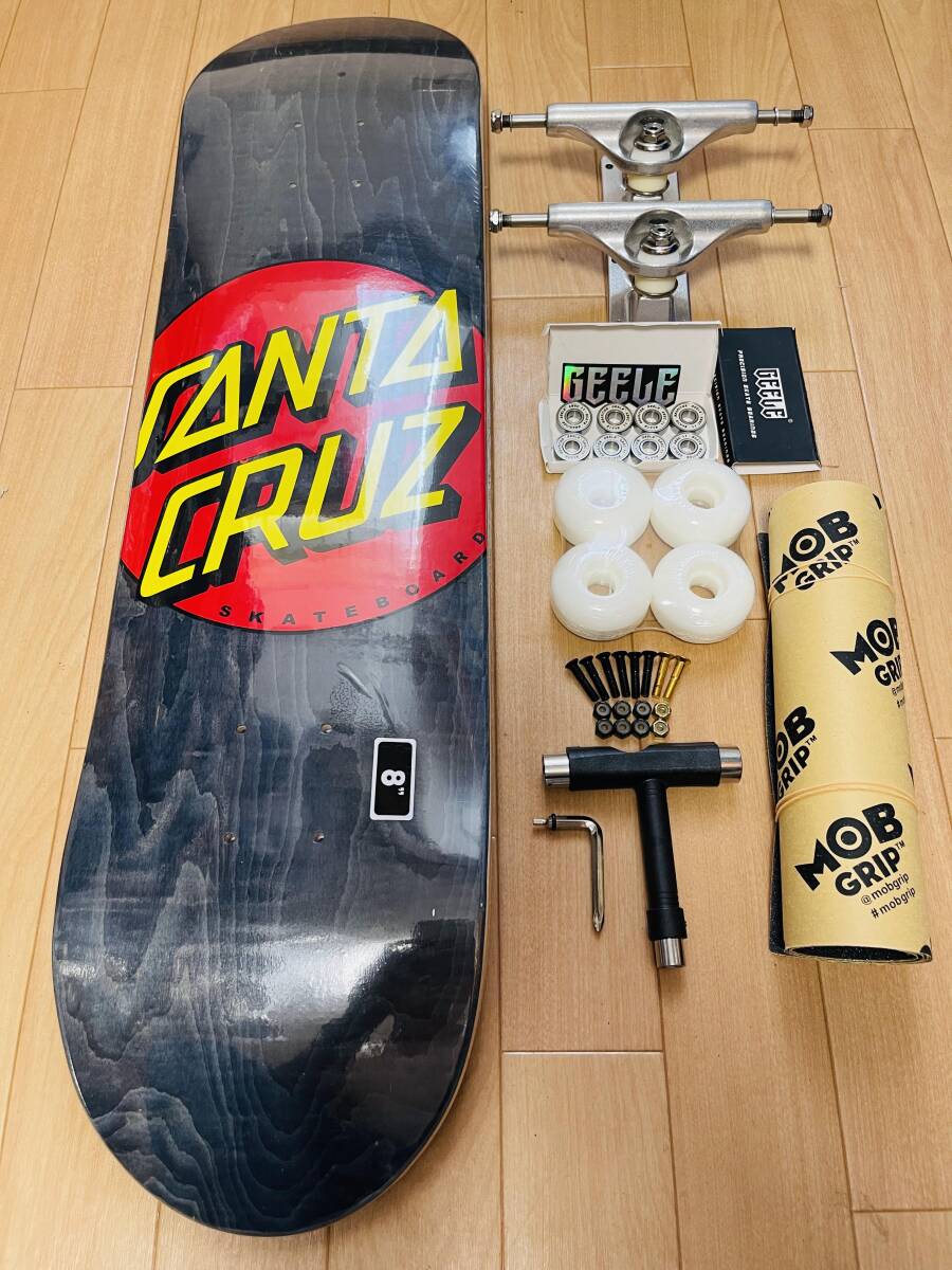 INDEPENDENTチタン合金製同等品トラック使用 サンタクルーズ SANTACRUZ スケートボード スケボー 8.0*31.6 コンプリートセット A拍卖
