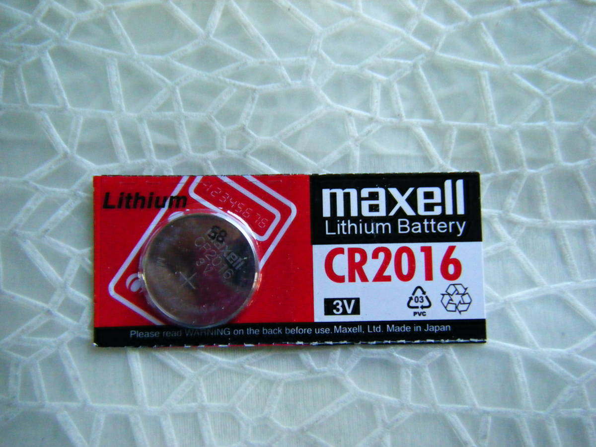 ♪定型 即決 CR2016 ボタン電池 マクセル 1個(1個以上は在庫を確認してからの注文でお願いします)(0606)拍卖