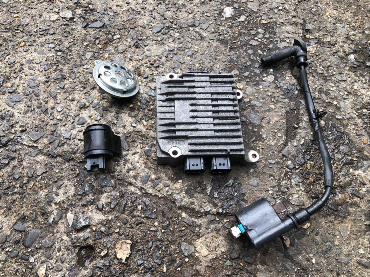 【53371】 ホンダ ジャイロX TD02 FI車 (110番台~) 実働 CDI GFY-661 イグニッションコイル ウインカー ホーン拍卖