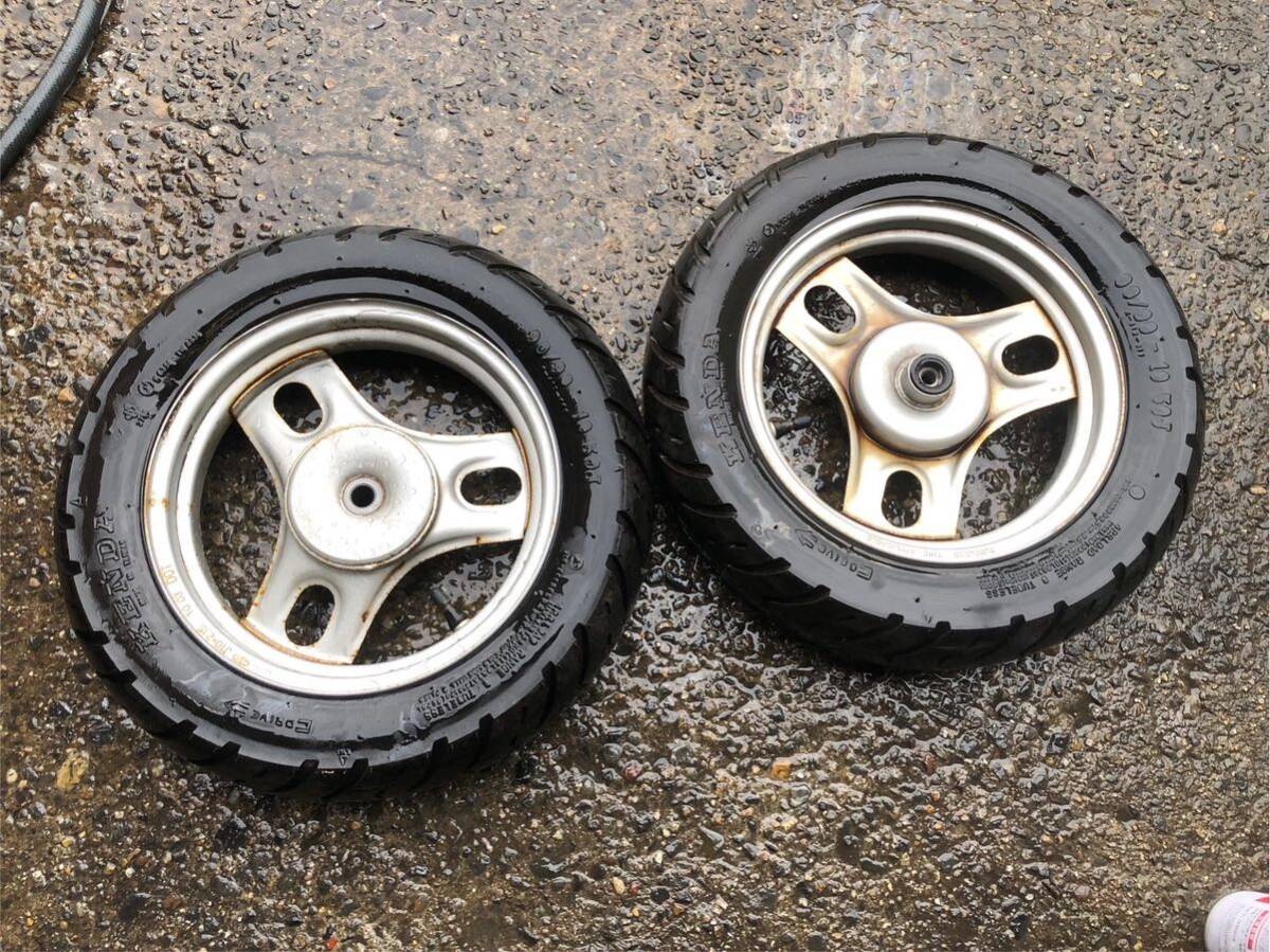 【53557】 ホンダ スマートディオ AF56 (1222番台~) ホイールセット フロント リア拍卖