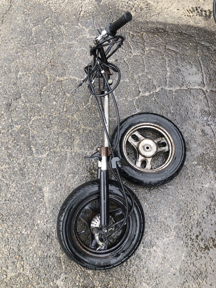 【53106】 ホンダ ライブディオ AF34 (1258番台〜) 足回り フロントフォーク ホイールセット ドラム 三又 ワイヤー レバー拍卖