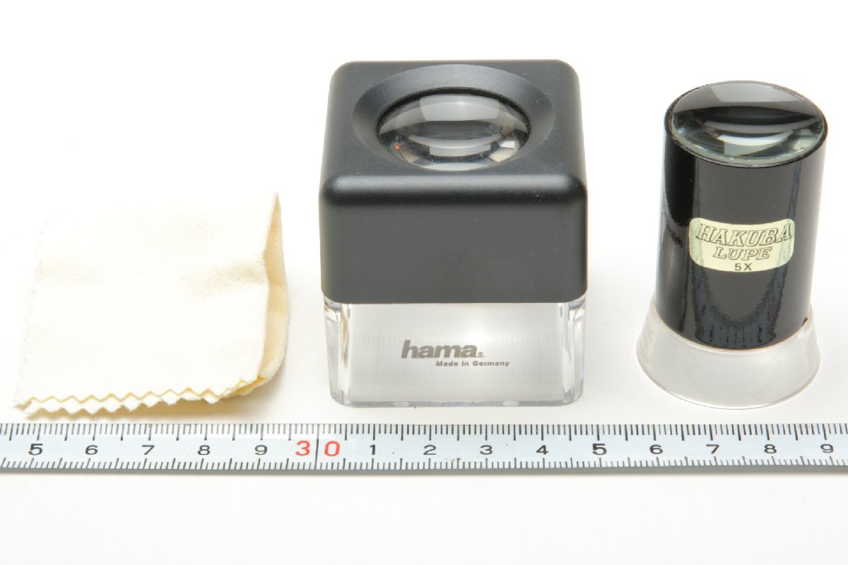 ※【美品】 2個 HAKUBA ハクバ hama ハマ LUPE ルーペ 5x 5倍 10x 10倍 made in Germany c0390拍卖