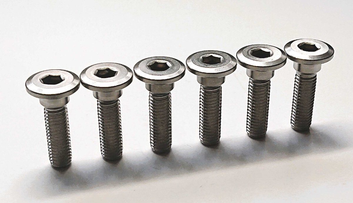 送料無料 TA-4000 カワサキ FX400R GPZ400R GPZ900R ゼファー1100/RS リヤ ディスクローター ステンレスボルト 6本拍卖