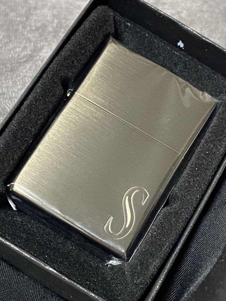 zippo セブンスター ブラックチタン 限定品 2面刻印 ヴィンテージ 2000年製 Seven Stars シルバーインナー 2000年製 ケース 保証書付き拍卖