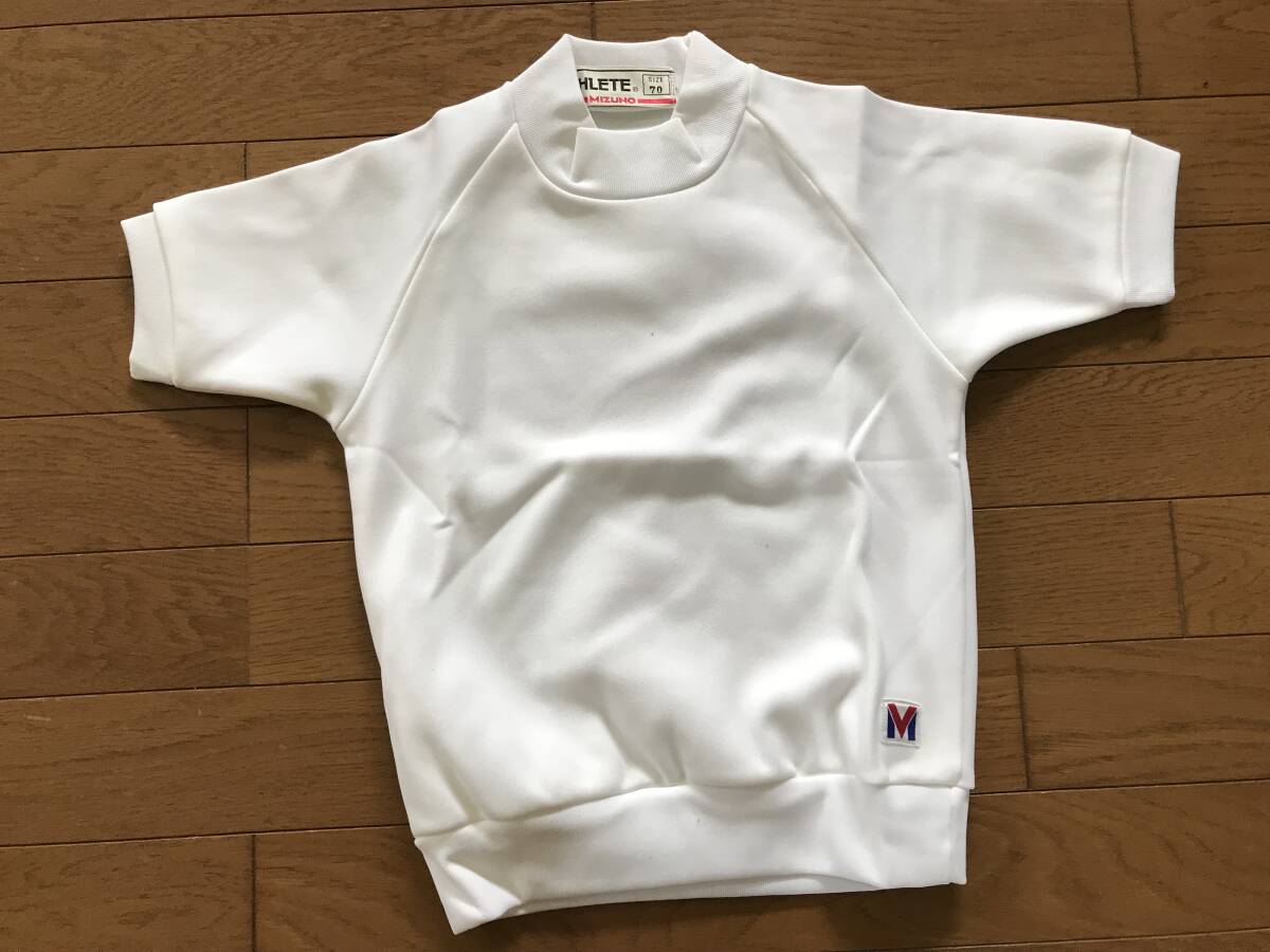 当時物 未使用 デッドストック Mizuno ミズノ 美津濃 ATHLETE 体操服 半袖 サイズ:70㎝  HF3006拍卖