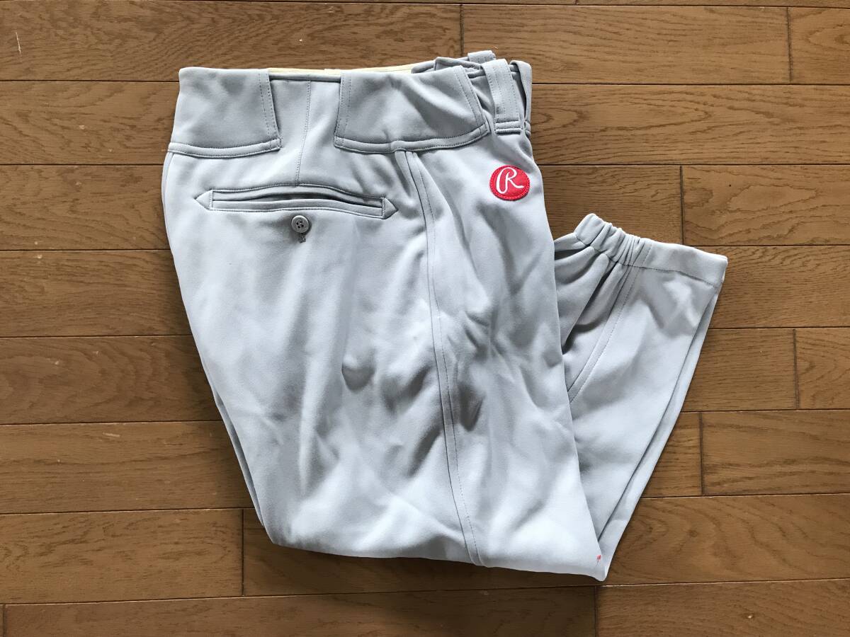 当時物 未使用 デッドストック ローリングス アシックス 野球ユニフォームパンツ サイズ:S  HF3143拍卖