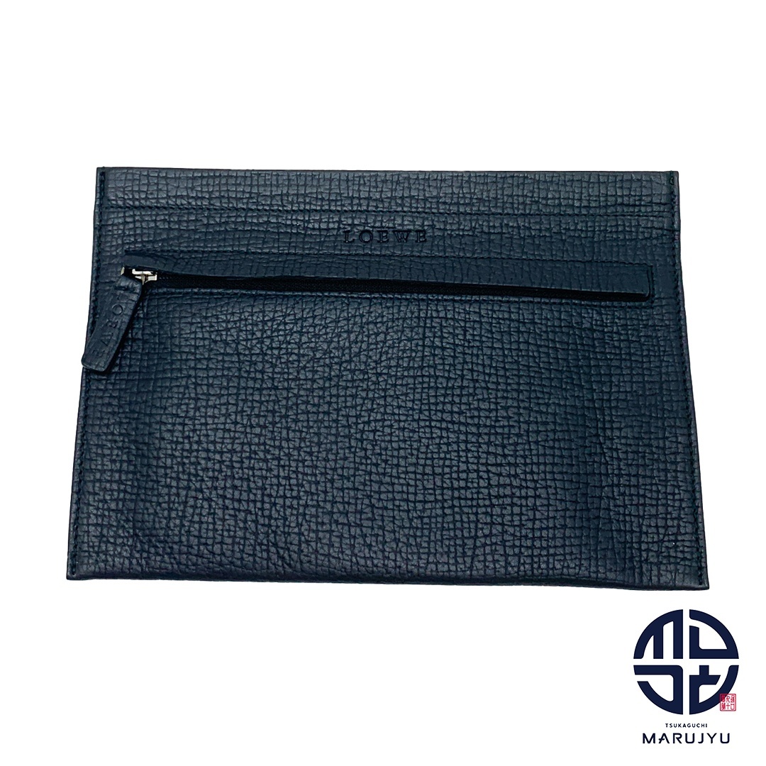 LOEWE ロエベ 黒系 ブラック系 POUCH L20 ポーチ 小物入れ 小物 ブランド拍卖