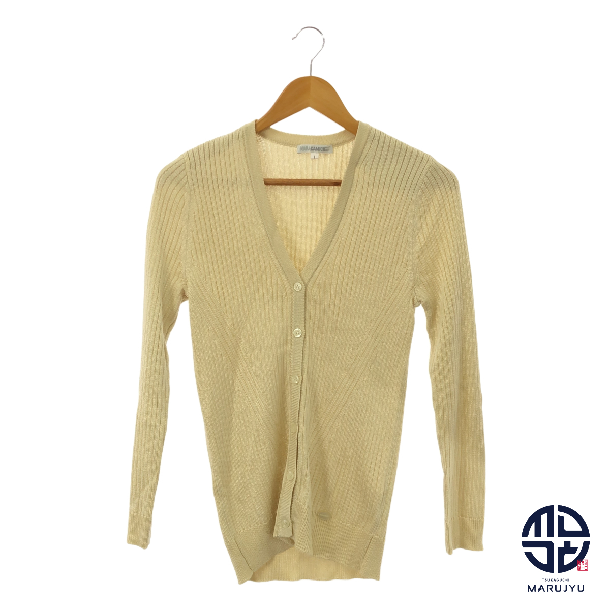 NARACAMICIE ナラカミーチェ ベージュ カーディガン 30-72-11-401 レディース アパレル 服 サイズ1 M 9号 春 夏拍卖