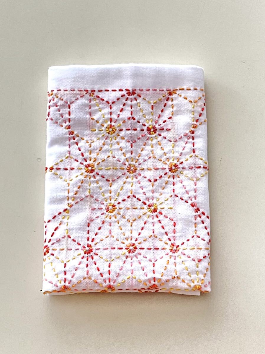 ハンドメイド★刺し子ふきん オリムパス 和 nagomi 麻の葉 33×34cm(746)拍卖