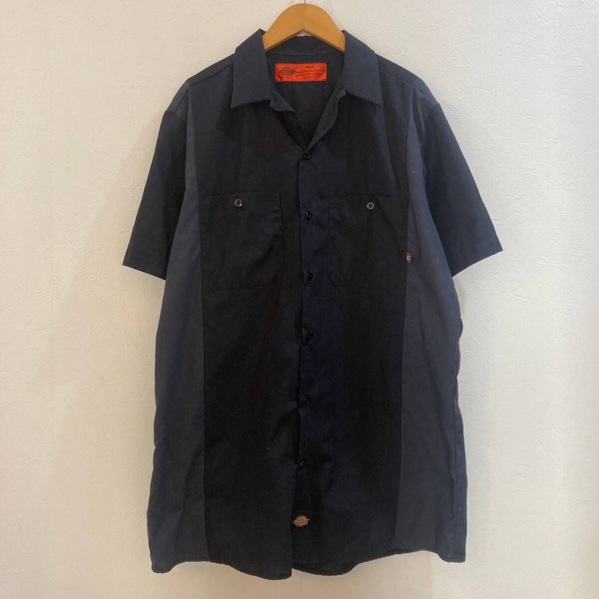 Dickies/ディッキーズ 半袖 シャツ ブラック 黒 メンズ M拍卖