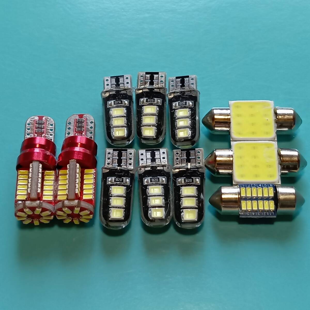 VOXY ヴォクシー ZRR70系 NOAH ノア 超爆光 T10 LED ルームランプ ナンバー灯 バックランプ スモール11点セット /57/6/t31/t28拍卖