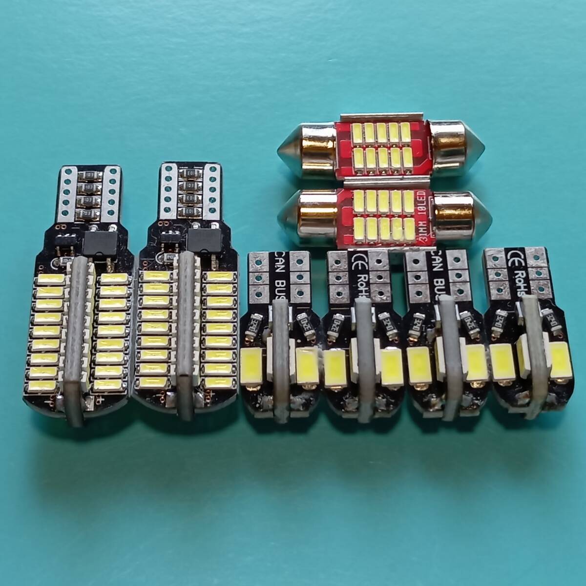 爆光8個セット!プロボックス NHP160V バックランプ ポジション球 ナンバー灯 T10 LED ルームランプ トヨタ ホワイト /72/c8/t31/拍卖