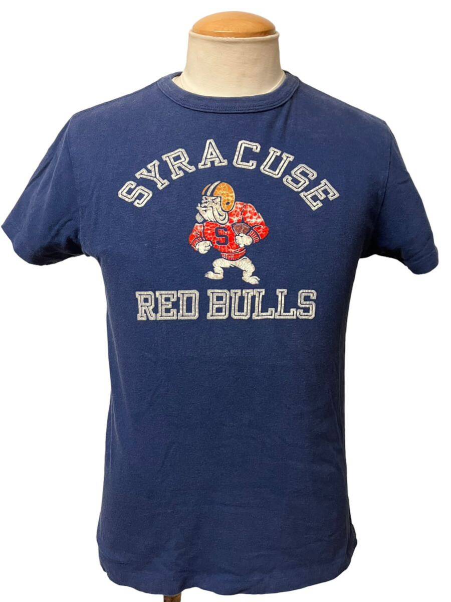 Cheswick チェスウィック ブルドッグ カラーフロッキー Tシャツ S ネイビー 東洋 ビンテージ ヴィンテージ xpv拍卖