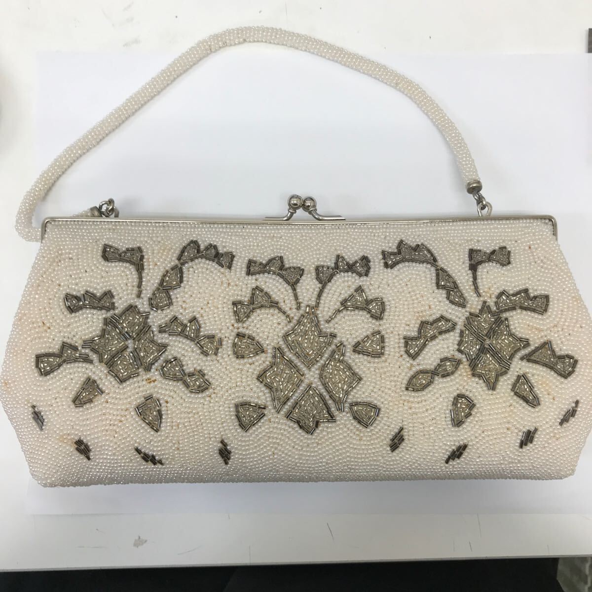 35589-59 0625Y ビーズバッグ 和装小物 和装バッグ拍卖