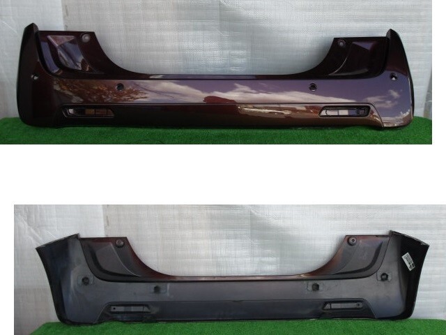 ホンダ/N WGN JH3 ノーマル用 リアバンパー センサー穴4ヶ有 YR633P No.914153【品番 71500-TKR-000ZB】拍卖