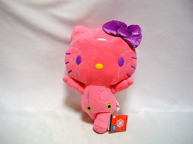 ◆キティロボット◆KITTYROBOT ピンク × ブラック BIG ぬいぐるみ◆フリュー 2013◆拍卖