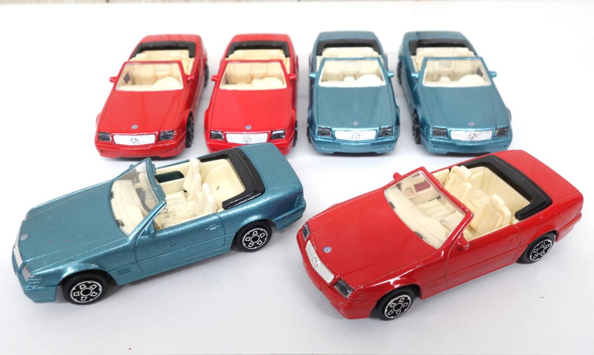 レトロコレクション 当時物 *Burago ブラーゴ 1/43 *ダイキャストトイ ミニカー*Mercedes-Benz メルセデスベンツ *300SL 6台セット拍卖