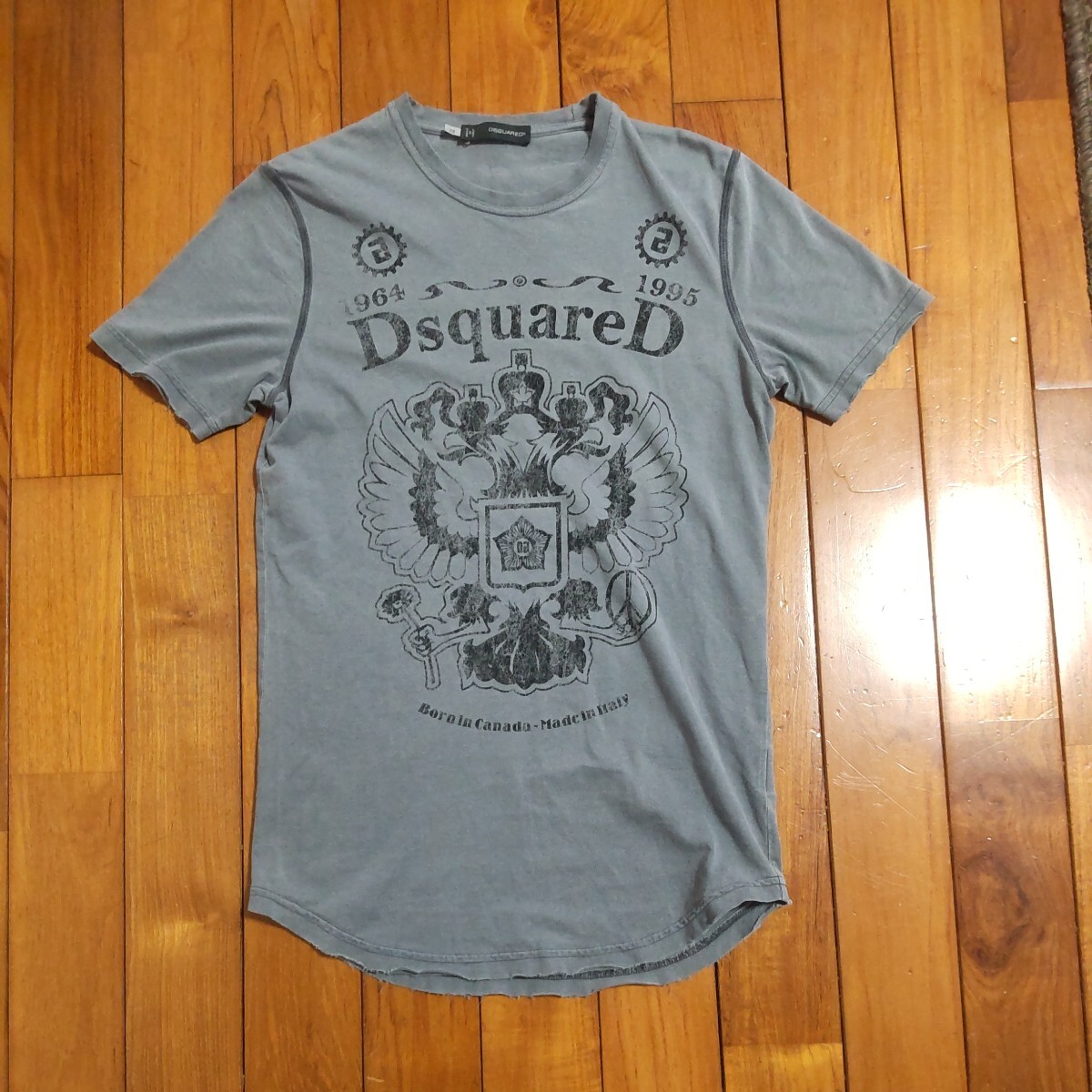 DSQUARED ディースクエアード MADE IN ITALY ダメージ加工 Tシャツ拍卖