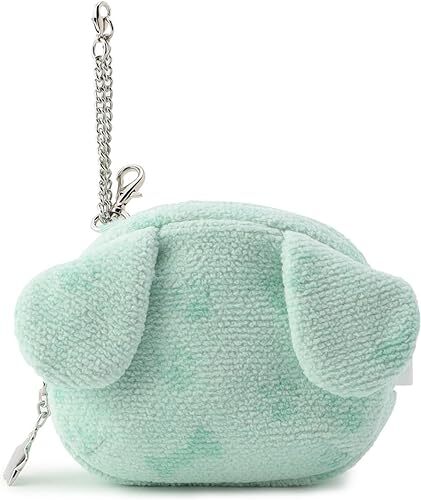 新品タグ付き未使用 フェイラー FEILER「マイキュートパピー」チェーン付きポーチ 化粧ポーチ 耳が可愛いマスコット 犬の顔型チャーム拍卖