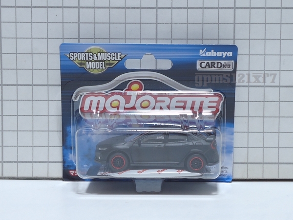 カバヤ マジョレットミニカー B ホンダ シビック type R FK8 マットブラック拍卖