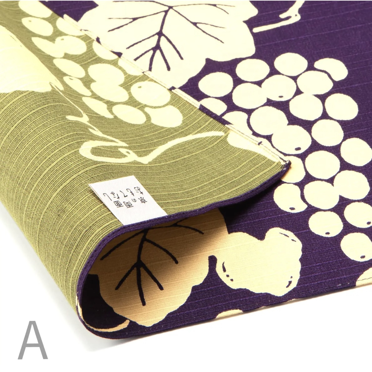 京の両面 おもてなし ふろしき「葡萄 葡萄色 ぶどういろ」三巾 約105cm(ワイン包み、一升瓶に) y16-052109拍卖