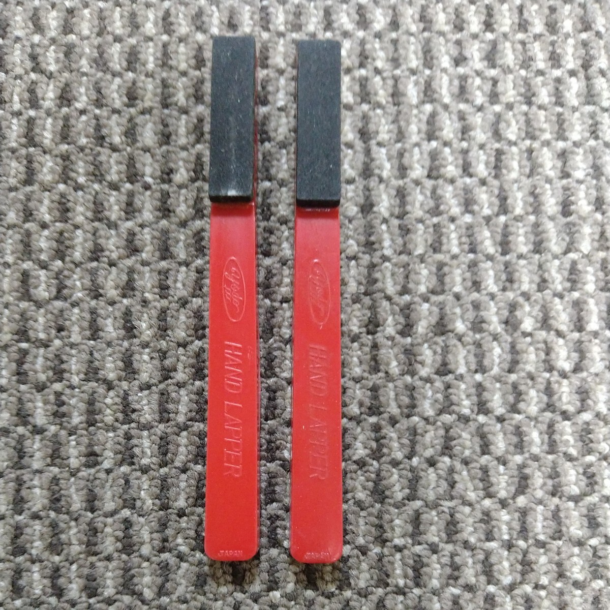ジャンク品/長期保管品/第一研磨工具製作所/ヨド/ハンドラッパー/砥石/#250中仕上砥石用/赤M型/2個セット拍卖
