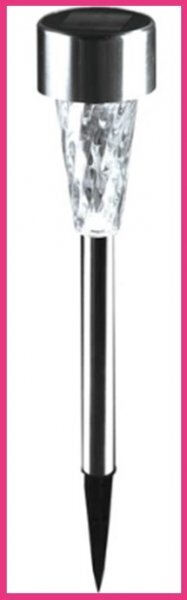 【1個 LED ソーラーライト:便利・新品】 ★★配線不要 電源不要 充電 イルミネーション 飾り 電飾 節電 ライト 電池不要拍卖