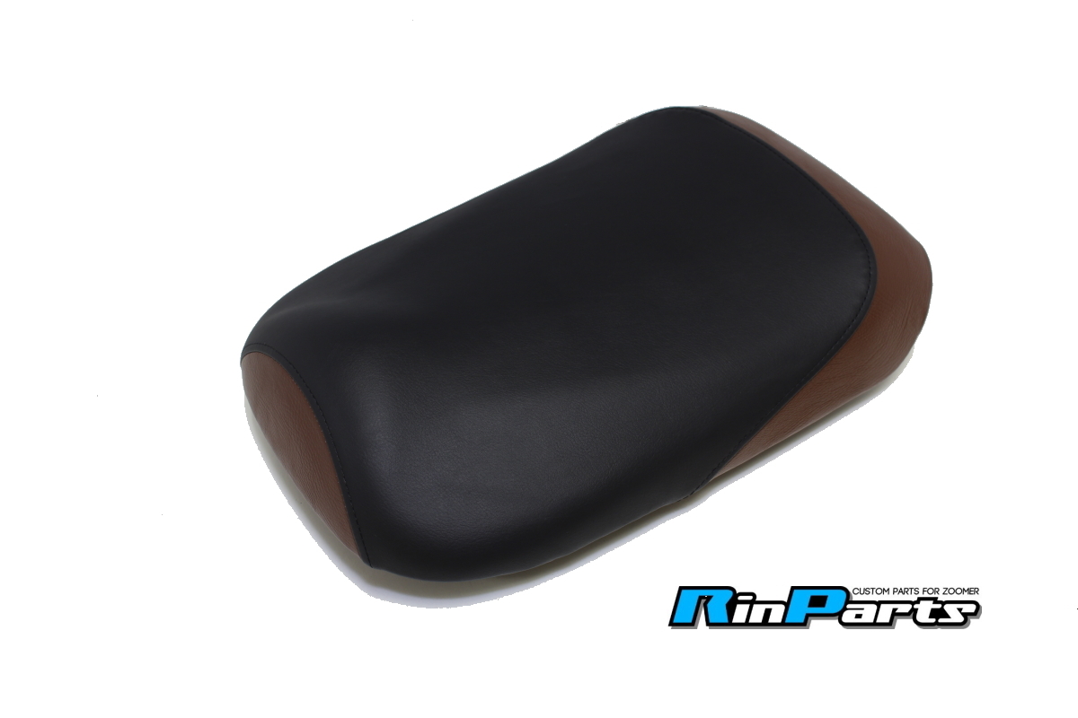 ★送料込み取付簡単★ ズーマー用シートカバー ブラック/ブラウン ネコポスで発送拍卖