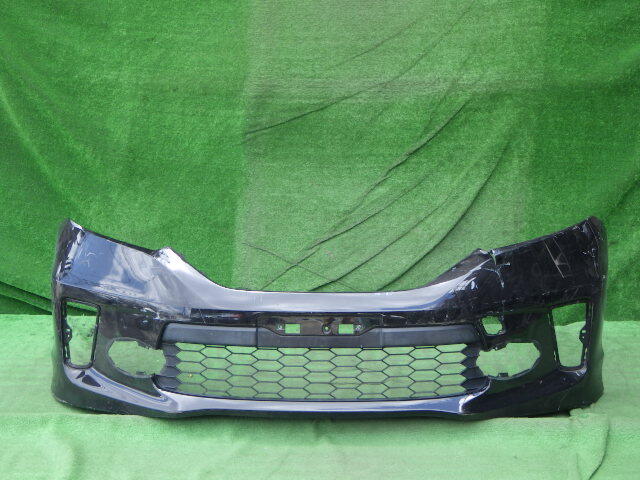 GB3 GB4 後期 フリード エアログレード GP3 フリードハイブリッド 純正フロントバンパー HV 黒 71101-SYY-J000 ロアグリル付拍卖