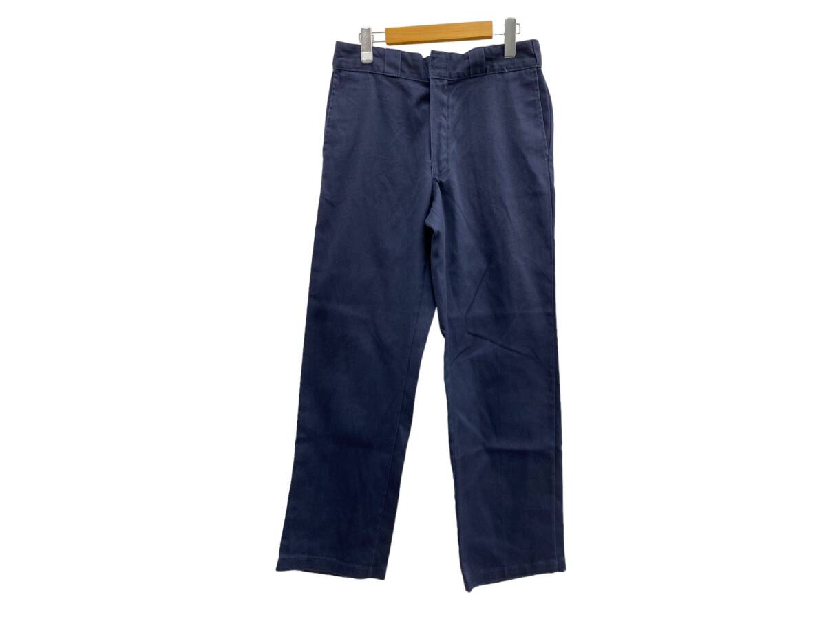 古着 00s DICKIES (ディッキーズ) 11874DN ワークパンツ T/C オリジナルフィット 32×32 ネイビー メンズ/009拍卖