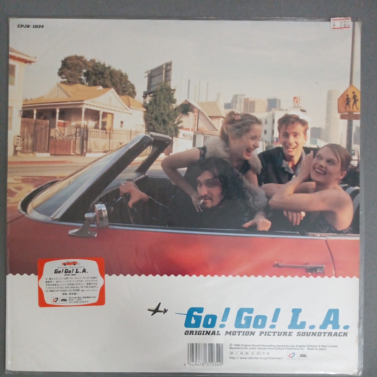 美盤 Go!Go! L.A. サウンドトラック LP CPJ8-1034 Soundtrack拍卖