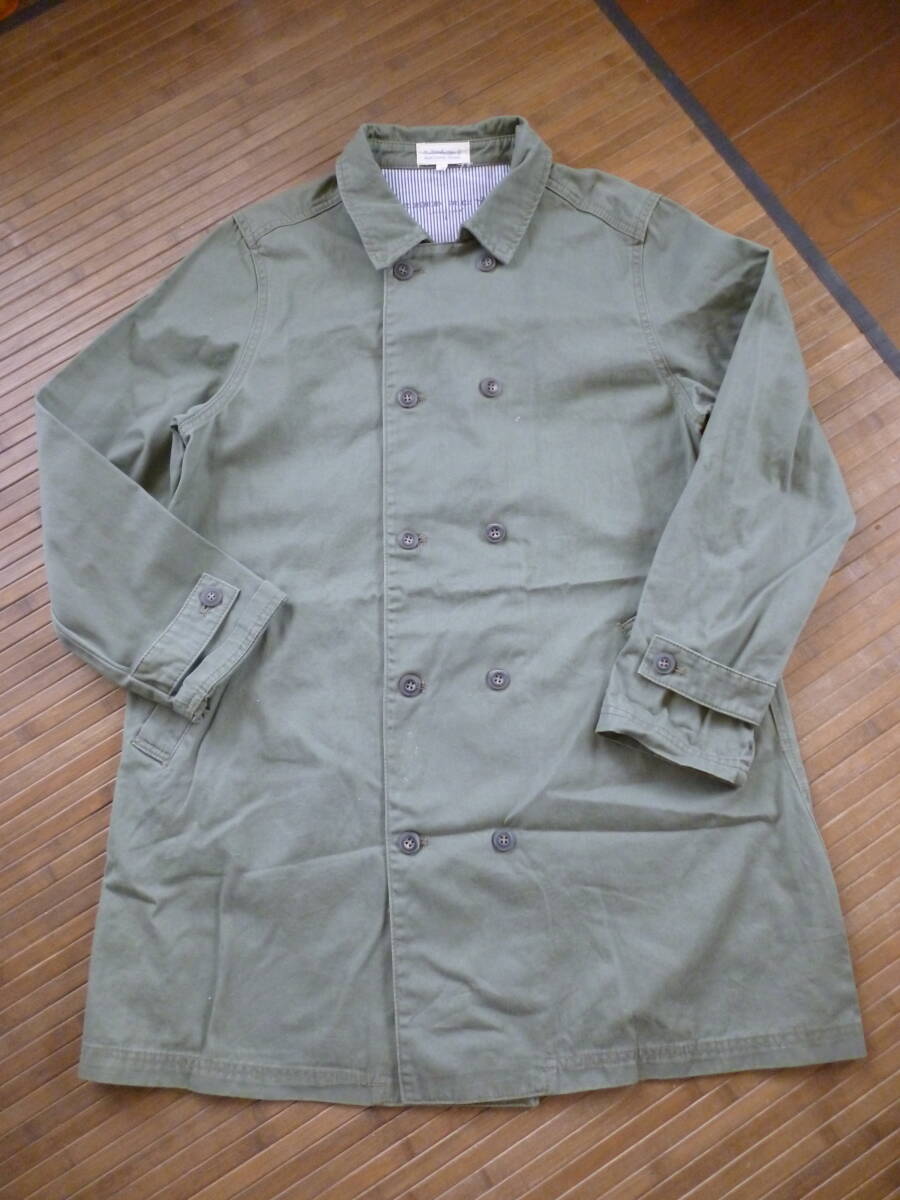 649-106♂:NORTHERN TRUCK ノーザントラック ハーフコート ダブル size.L 色.カーキ ノースオブジェクト拍卖