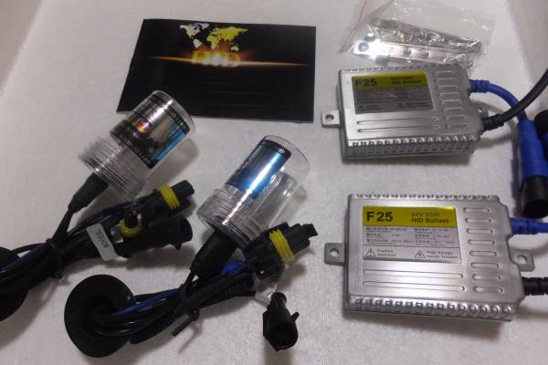 24v専用 HIDキット H3 H8 H11 H3c ピンク パープル イエロー拍卖