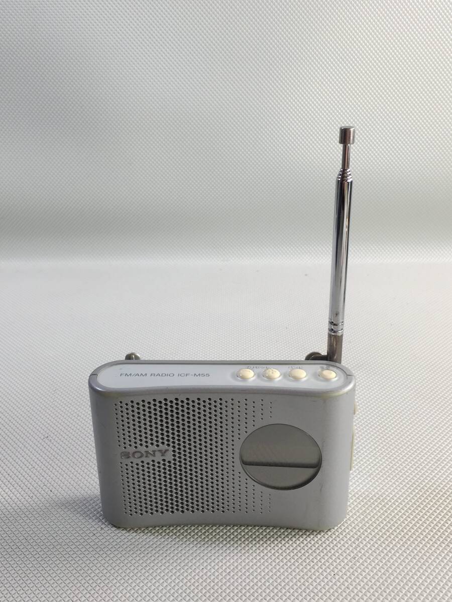 S6350◇SONY ソニー FM/AM RADIO ラジオ コンパクトラジオ ICF-M55 240627拍卖