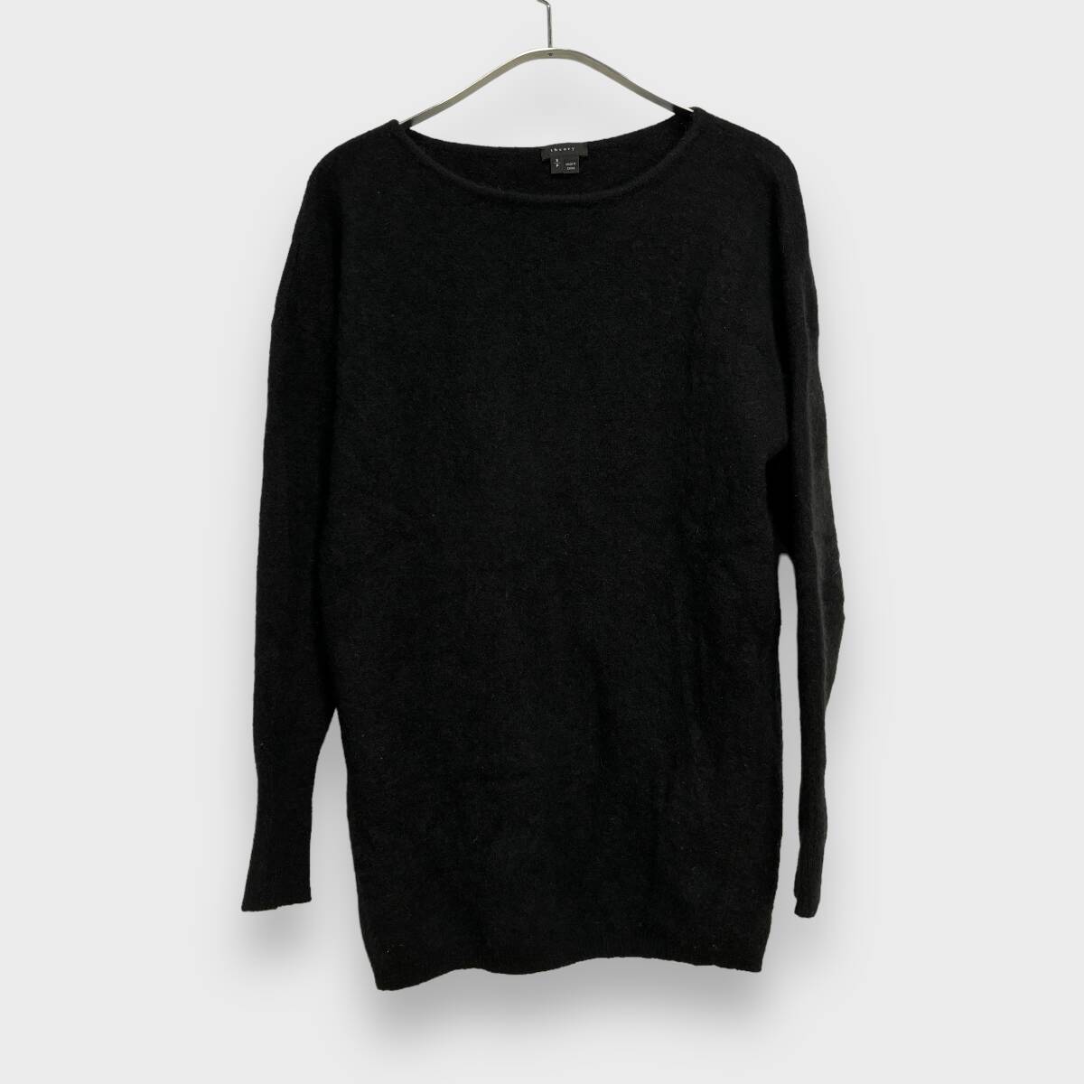 送料無料☆theory☆セオリー☆ウールセーター☆ウールニット☆ブラック☆黒☆レディースS☆F24M拍卖