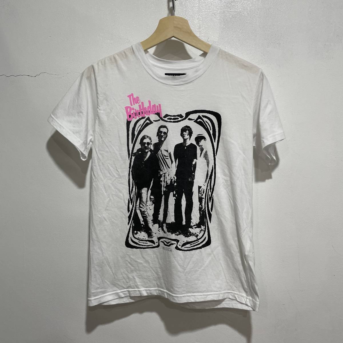 ☆送料無料☆The Birthday☆RUDE GALLERY☆ルードギャラリー☆ザ・バースデー☆バンドTシャツ☆初期メンバー☆バンT☆白☆G21拍卖