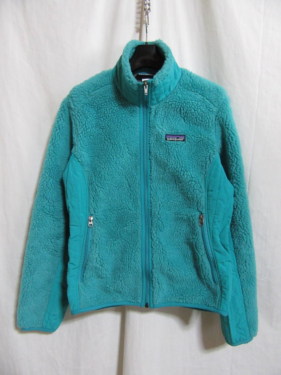 ☆☆送料無料☆☆patagonia☆パタゴニア☆レトロ風ボアフリースジャケット☆レディースS☆クライミング☆F9拍卖