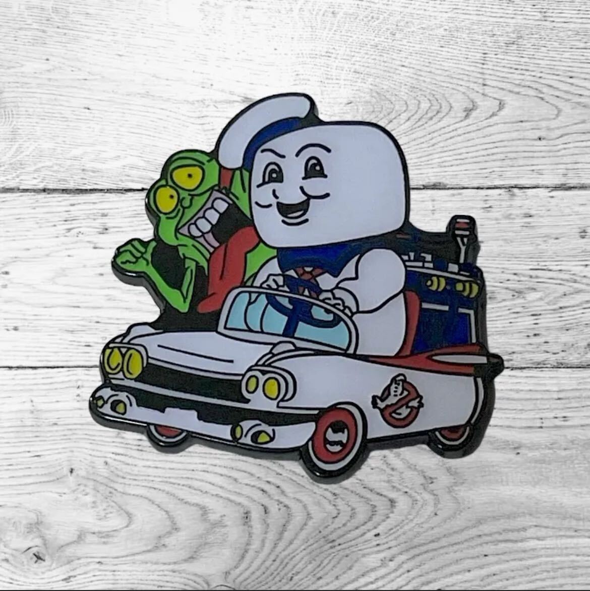 093 ピンバッジ ゴーストバスターズ ピンズ マシュマロマン 映画 ブローチ拍卖