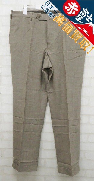 3P6860/未使用品 INCOTEX スリムフィット ウールスラックスパンツ 002X1 インコテックス拍卖