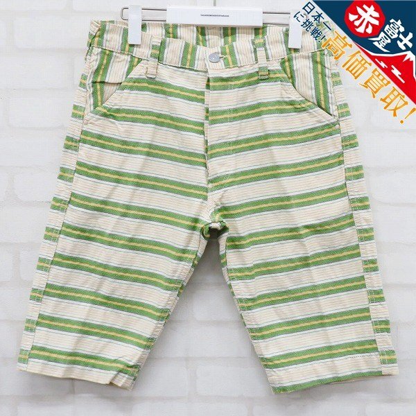 3P6954/未使用品 エヴィス 7550 ボーダーショートパンツ EVISU ショーツ拍卖