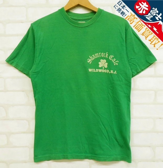 8T3326【クリックポスト対応】DOUBLE WORKS SHAMROCK 半袖Tシャツ ダブルワークス拍卖