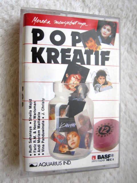 輸入版ミュージックカセットテープ「POP KREATIF」 インドネシア音楽 アジア音楽拍卖
