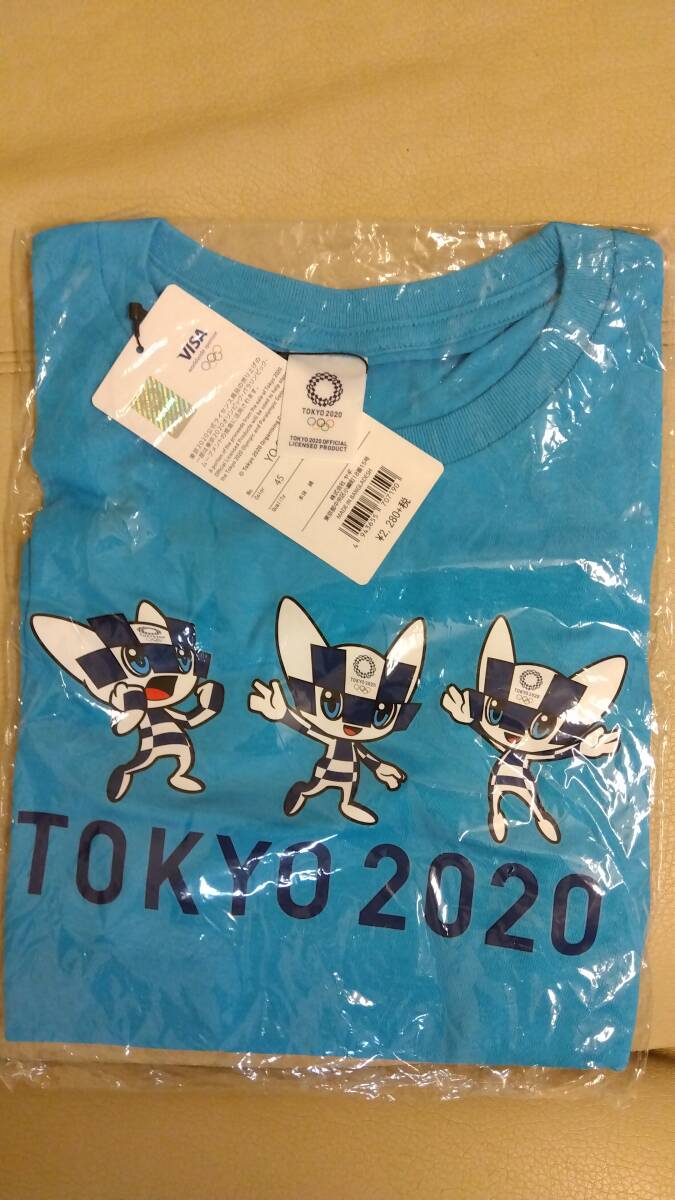 【未使用】TOKYO 2020 半袖 Tシャツ 紺(130㎝)定価2280円+税拍卖