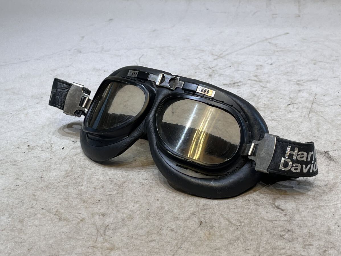 ③ ハーレー 純正 ビンテージ ゴーグル スモーク レンズ オリジナル ダビッドソン メガネ 旧車 US HD ナックル トライアンフ インディアン拍卖
